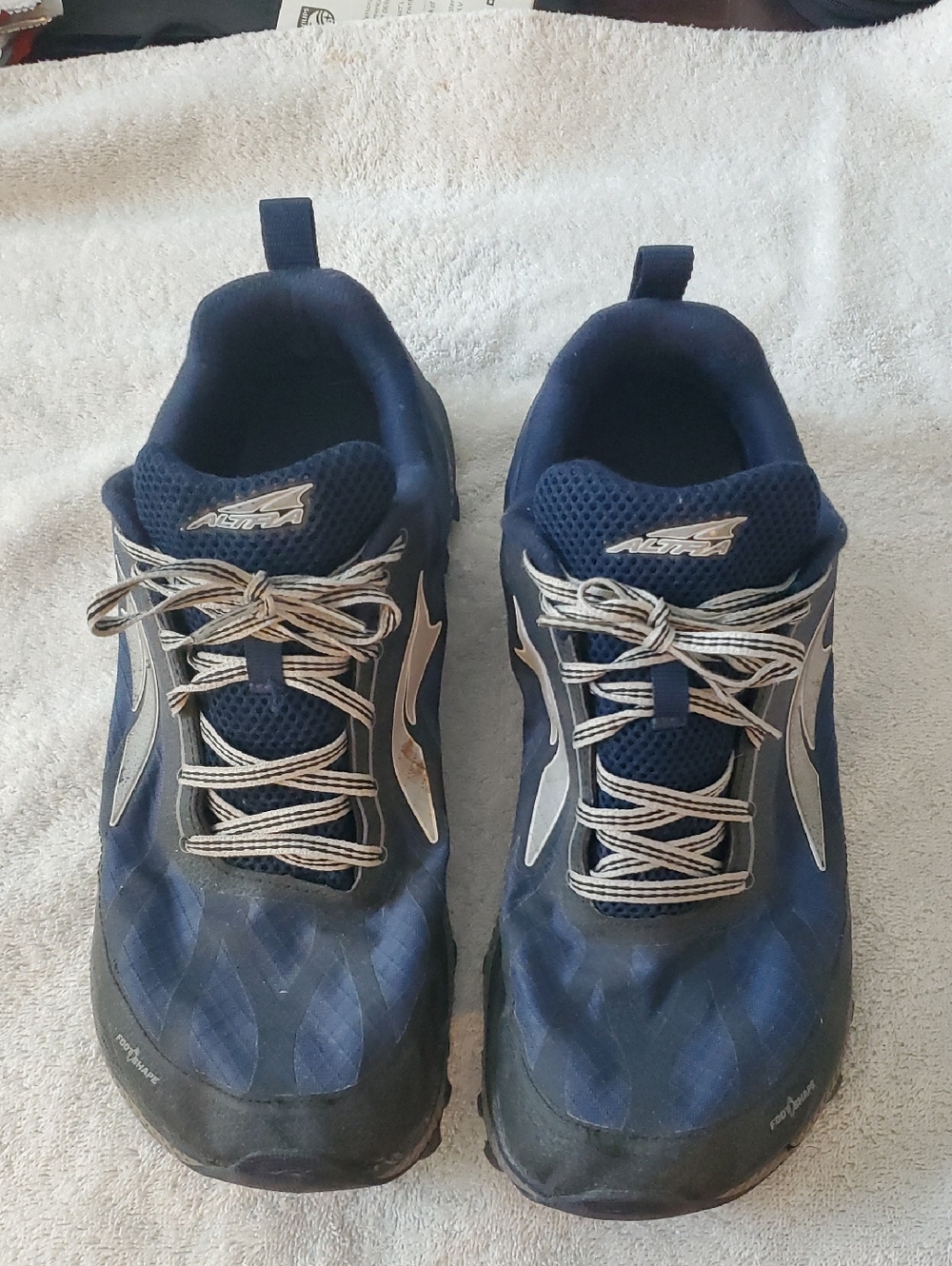 Altra Men's Navy and Silver Trail Runners